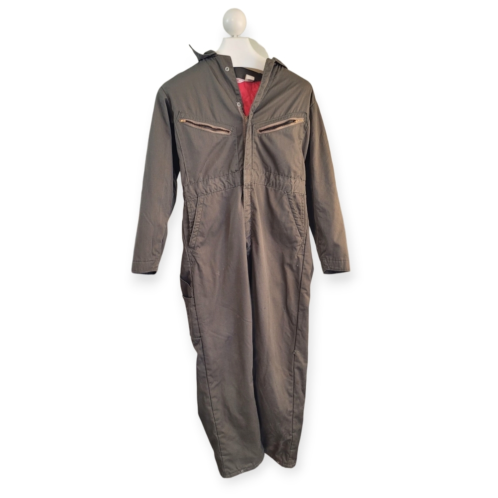 Vintage Green Long Sleeve Jumpsuit